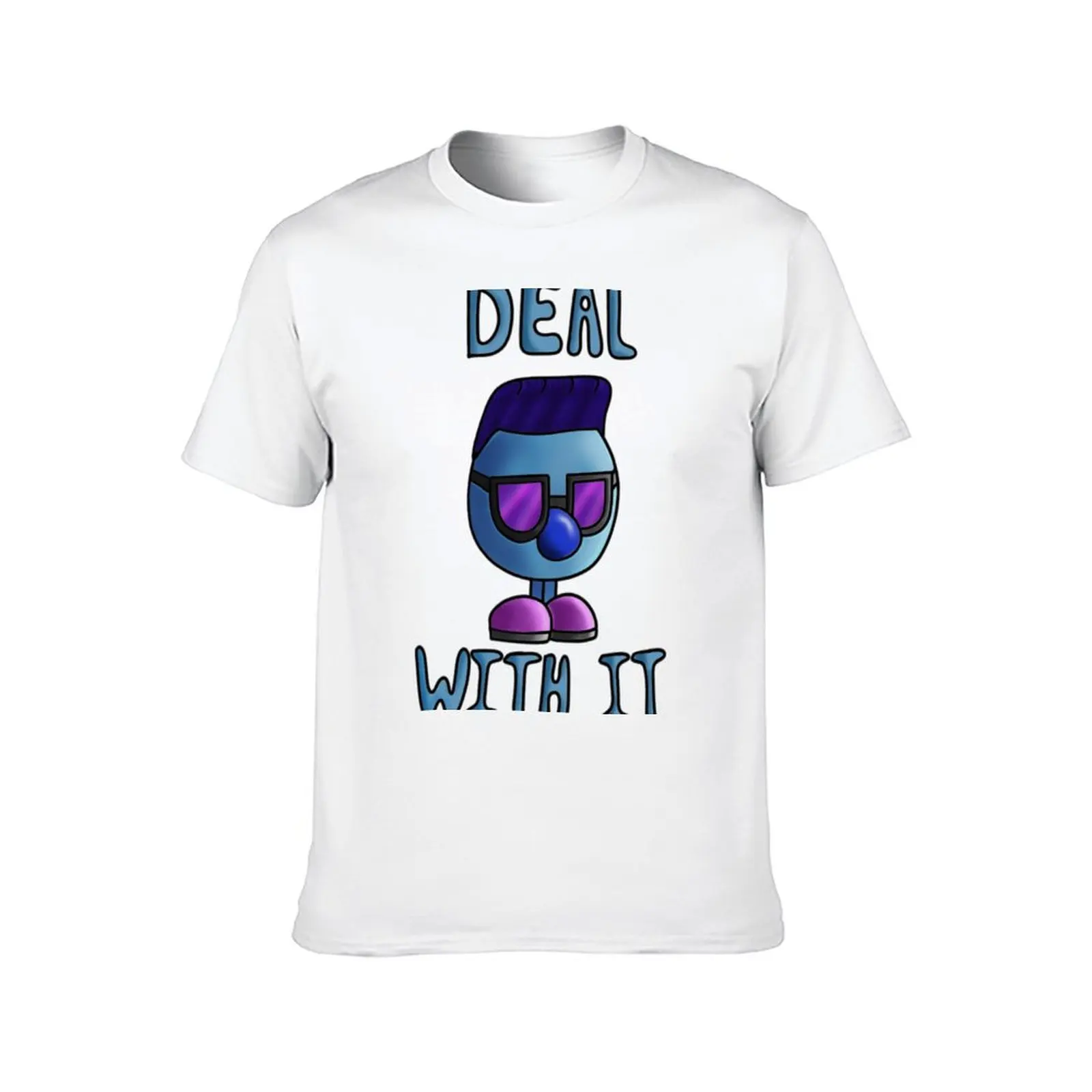 Zoombinis deal with it T-Shirt t shirts for man cotton soft cotton t shirt pack T-Shirt