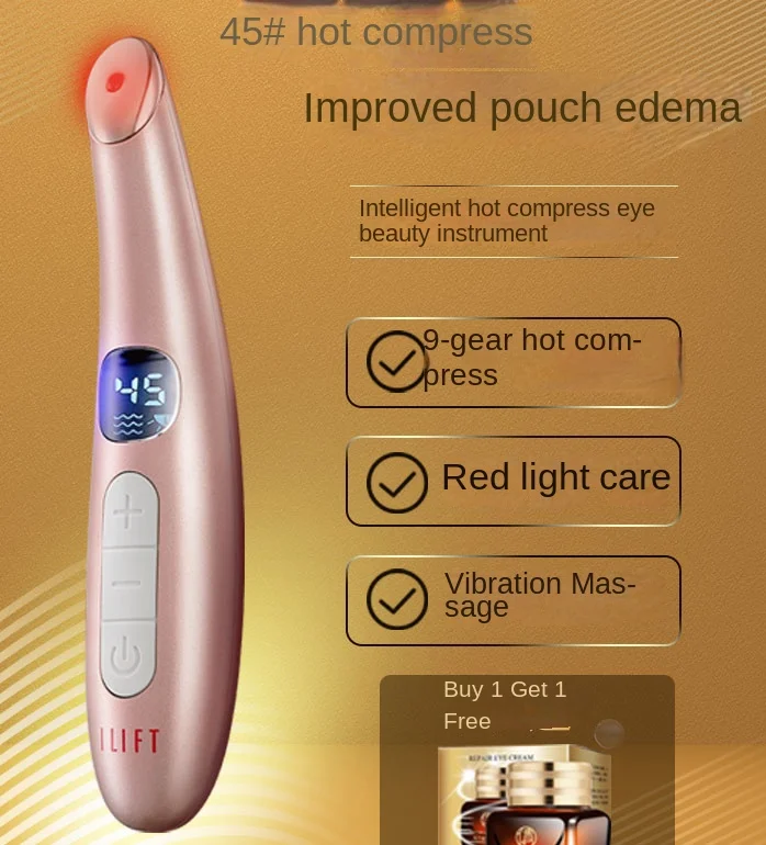 

ILIFT Eye Massager Home Eye-Beauty Device Eyes Cream Introduction Hot Compress Beauty Device Eye-Bags and Dark Circles