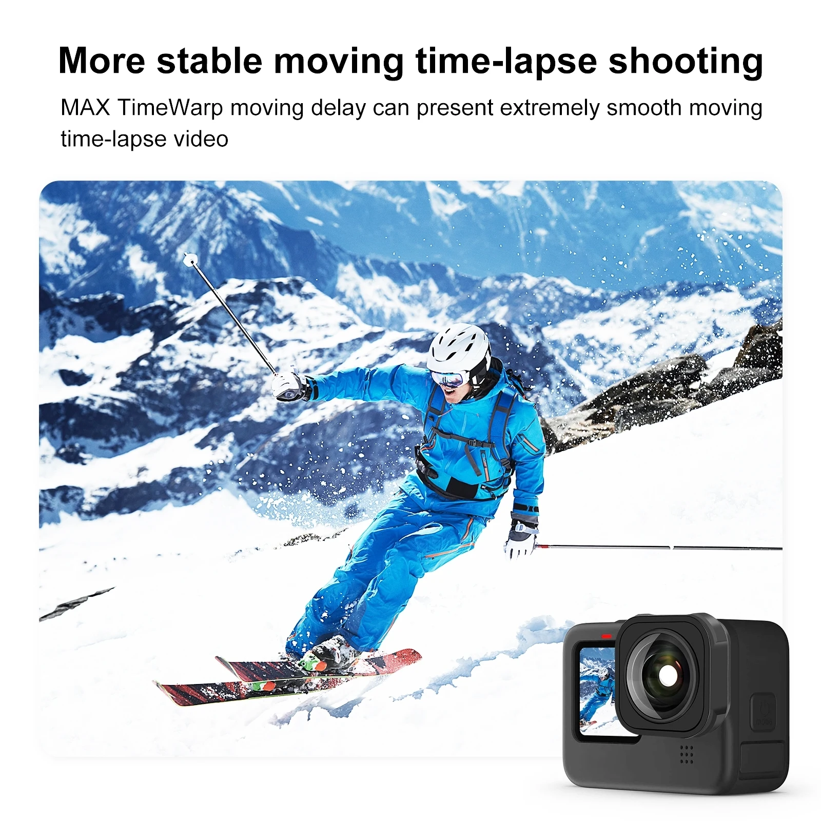 PULUZ Max Lens Mod Weitwinkelobjektiv für GoPro Hero13 Black/ Hero12 Black/ HERO11 Black/ HERO10 Black/ HERO9 Black Weitwinkelobjektiv – Detail 10