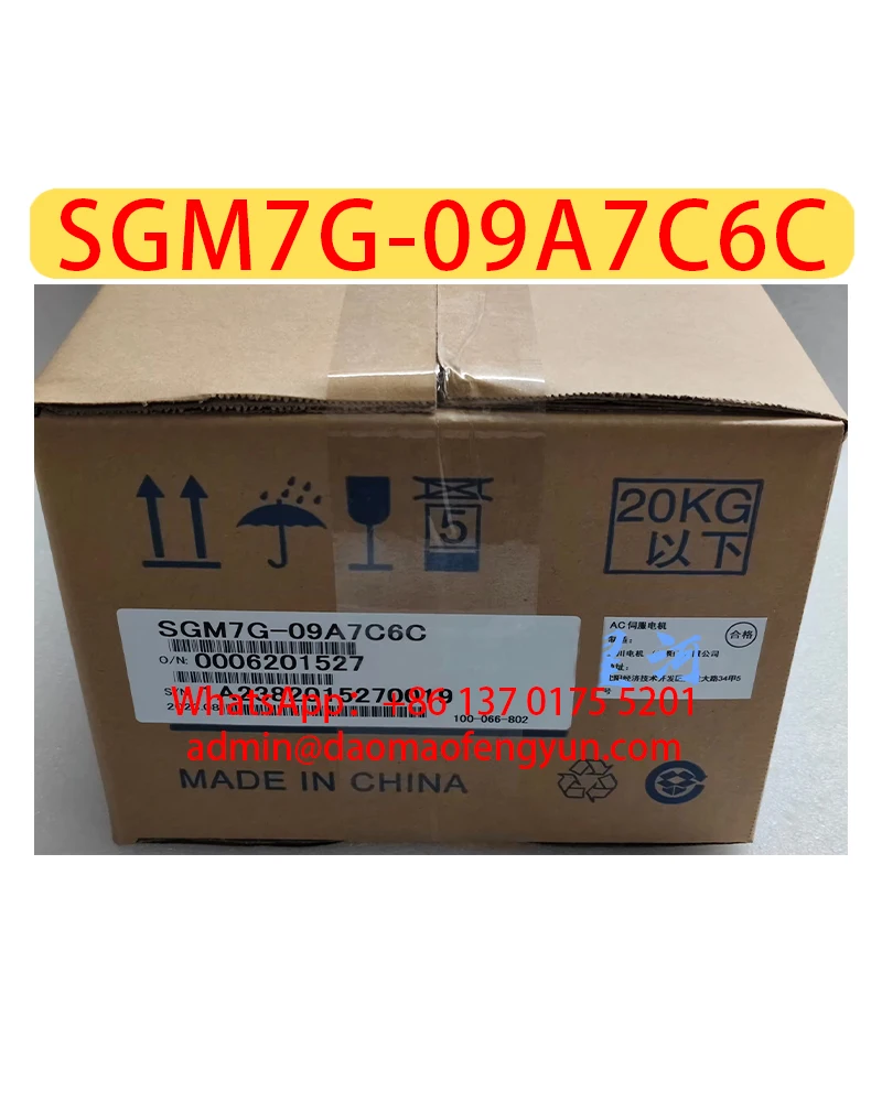 Original Genuine SGM7G-09A7C6C Brand New Servo Motor，SGM7G 09A7C6C，Fast shipping，In Stock