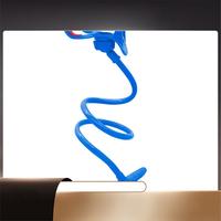 Gooseneck Cell Phone Holder Universal Mobile Phone Clip Stand Cell Phone Clip Holder Rotate Freely Lazy Bracket-N35R
