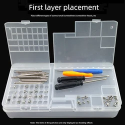 1pc Multi-function Plastic Mobile Phone Repair Storage Box For Phone Motherboard IC Parts Repair Tools Container Collector