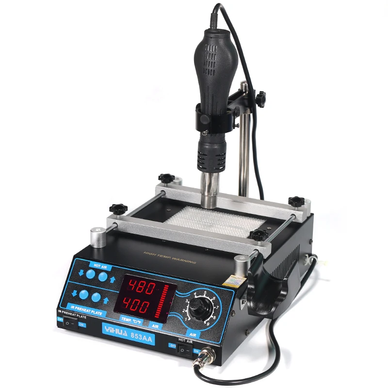 

Heat gun preheating table 2-in-1 circuit board constant temperature preheating table maintenance tool