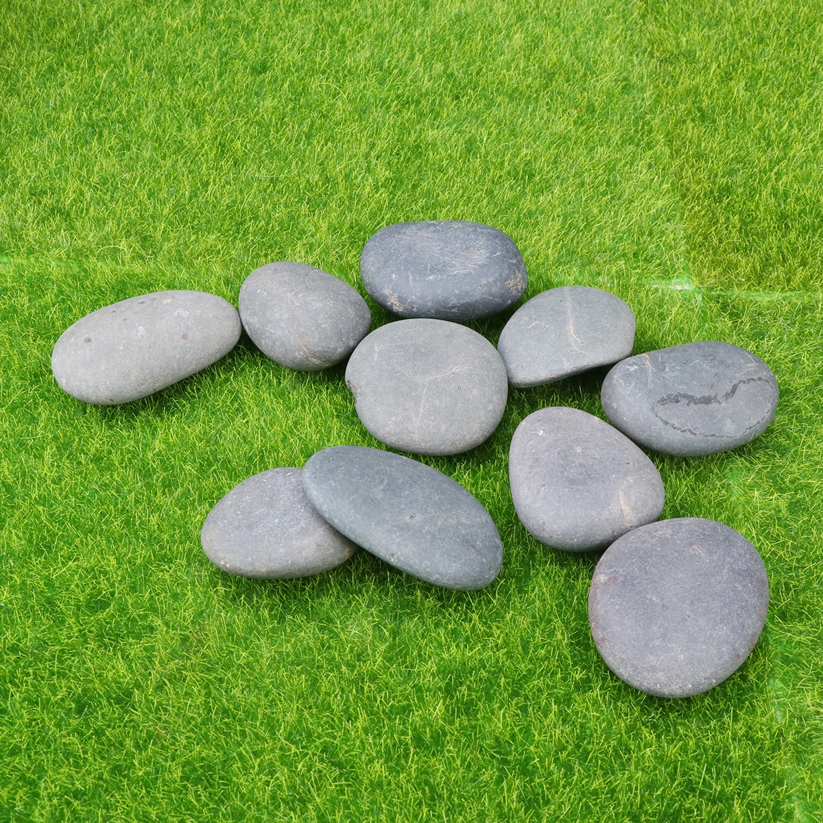 10 Pcs Rocks for Painting Hand Painted Stones Crafts Drawing Painted Stones Projects Cobblestone DIY River Pebbles