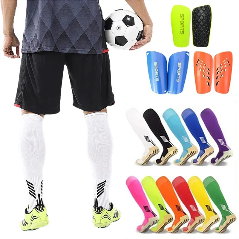 

Long Anti Slip Soccer Socks Over Knee Mens Kids With Football Leg Guards Non Slip Sports Socks Outdoor Rugby Hockey Sock