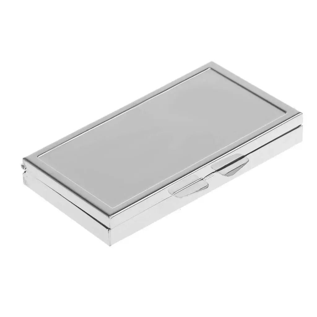 T36C Mini Travel Metal Pill Box Medicine Organizer Container Tray Box Case Storage 3 Slot