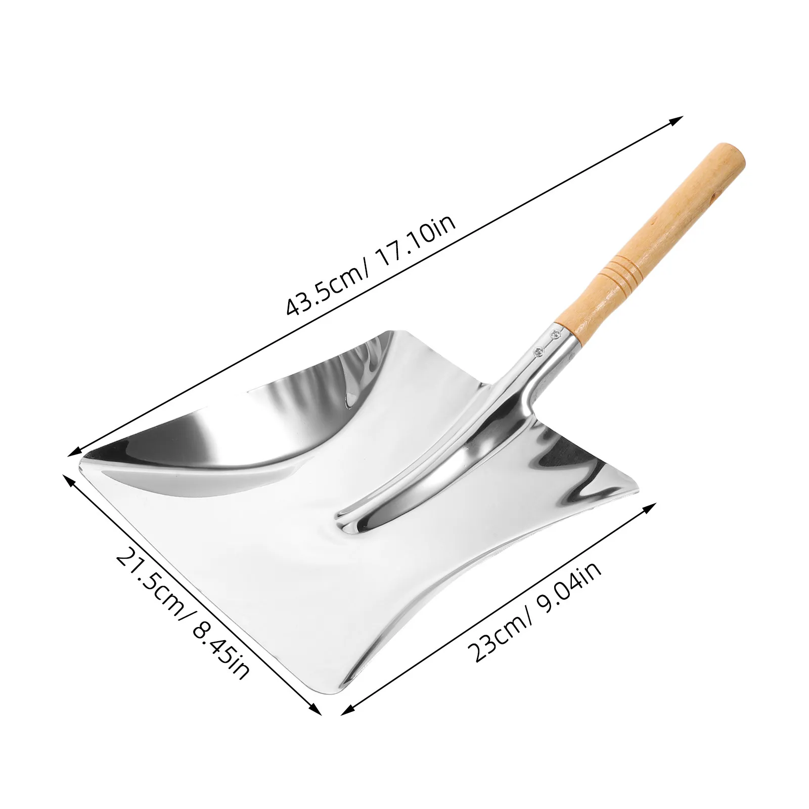 Fireplace Shovel Ash Scoop For Fire Pit & Charcoal Dust Pan Coal Hand Shovel Fire Stove Fireplace Trowel - Campfire Accessories