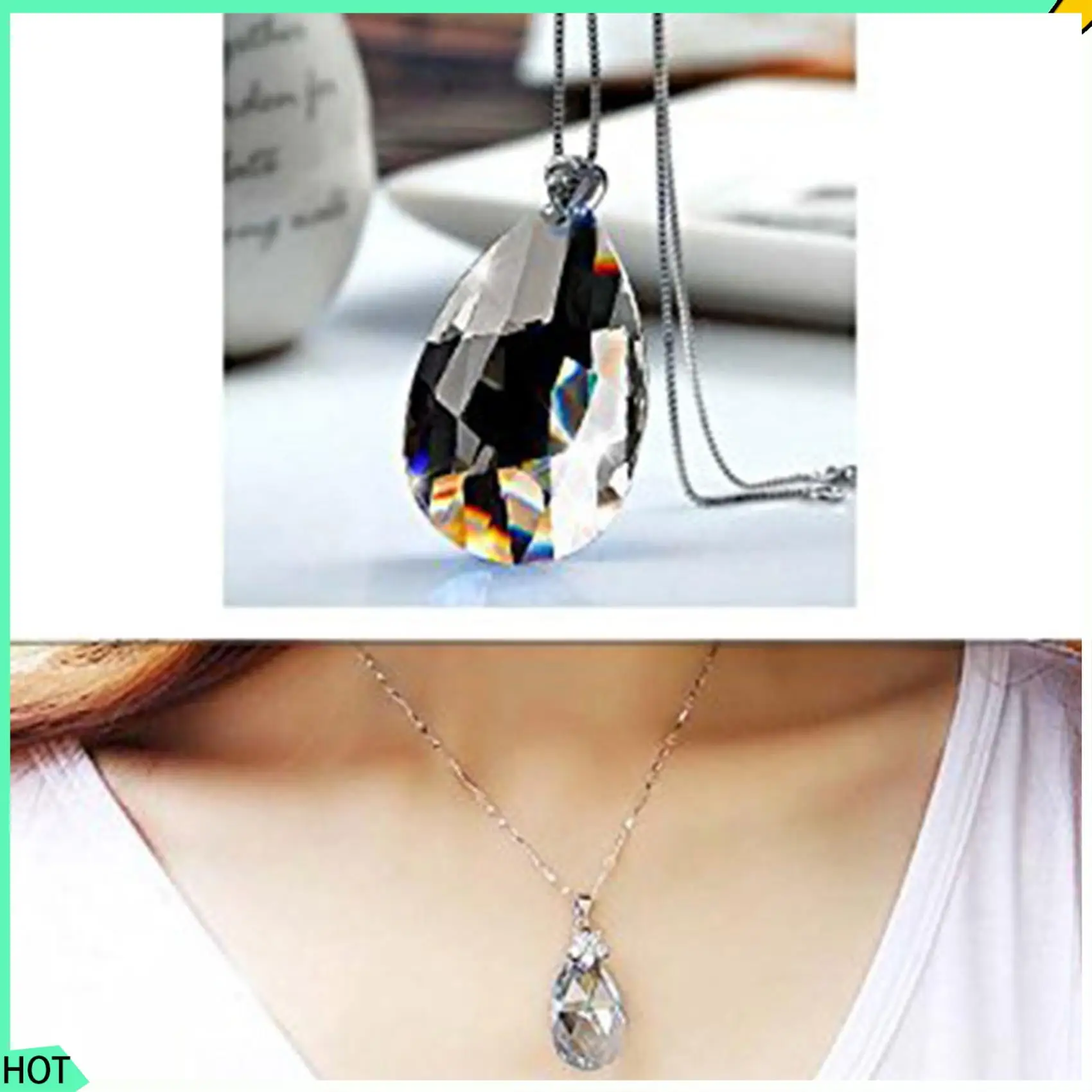 

AWAH 40Pcs Chandelier Crystals,Clear Teardrop Crystal Chandelier Pendants Parts Beads, Crystals For Chandeliers(50Mm,Clear)