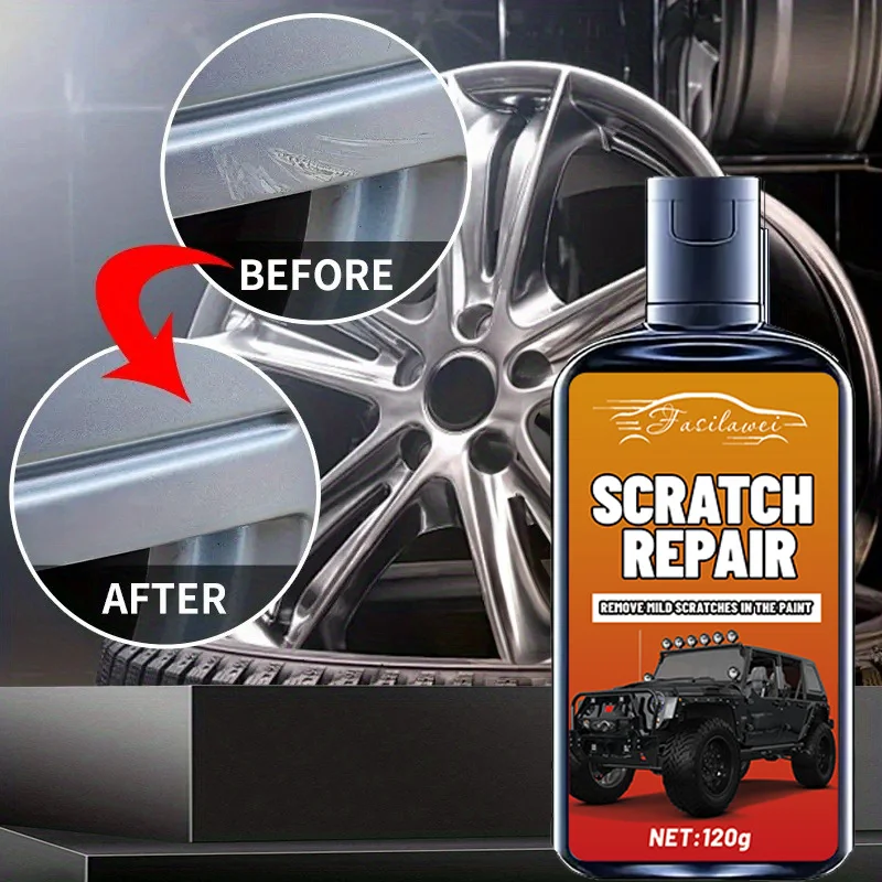 

Полироль для ремонта колес мотоцикла, 120 мл, комплект для ремонта царапин на колесах автомобиля, усовершенствованный воск для ухода за колесами, удаляет оксидный слой и восстанавливает