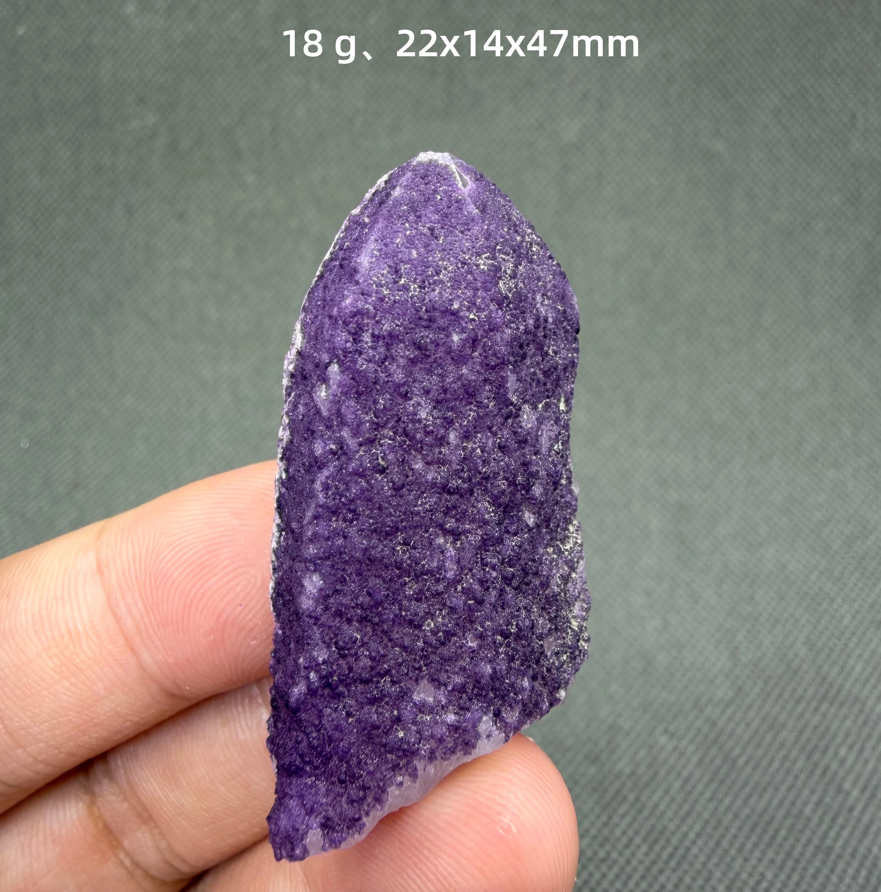 RARE Natural Purple Fluorite with Quartz Inclusion Phantom Crystal Cluster Mineral Specimen view 5