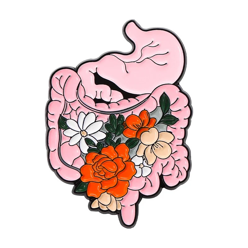 Medizinische Lunge Gehirn Emaille Pins Kreative Orgel Herz Revers Broschen Abzeichen Cartoon Schmuck Ärzte Krankenschwestern Geschenk für Freunde – Detail 12