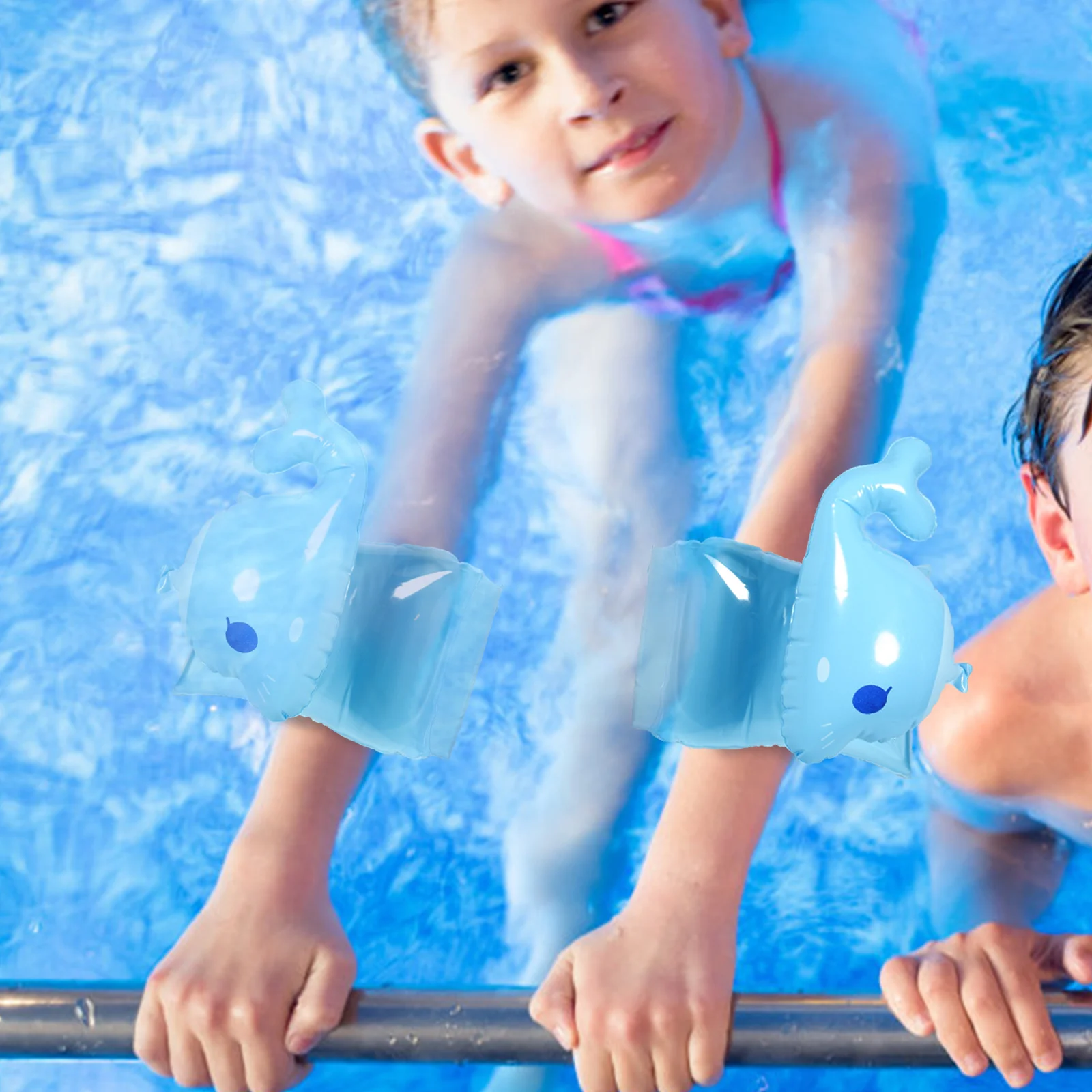 

2 Pcs Swimming Float Sleeves Arm Bands Kids Inflatable Crab Armband Armbands Pvc Floating Child Floaties Toddler