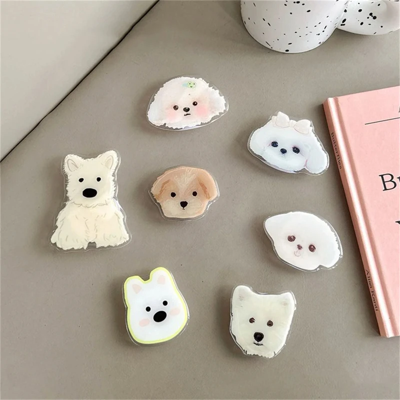 

Korean Cute Shiba Inu Dog Magnetic Holder Grip Tok Griptok Phone Stand Holder Support For iPhone For Pad Magsafe Smart Tok