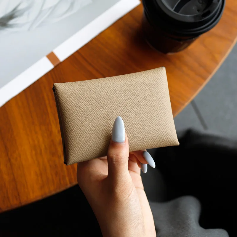 

Женский кошелек Mendy Pouch, кошелек из натуральной кожи, мини-складный дизайнерский женский карманный кошелек, подарок на Новый год, маленький