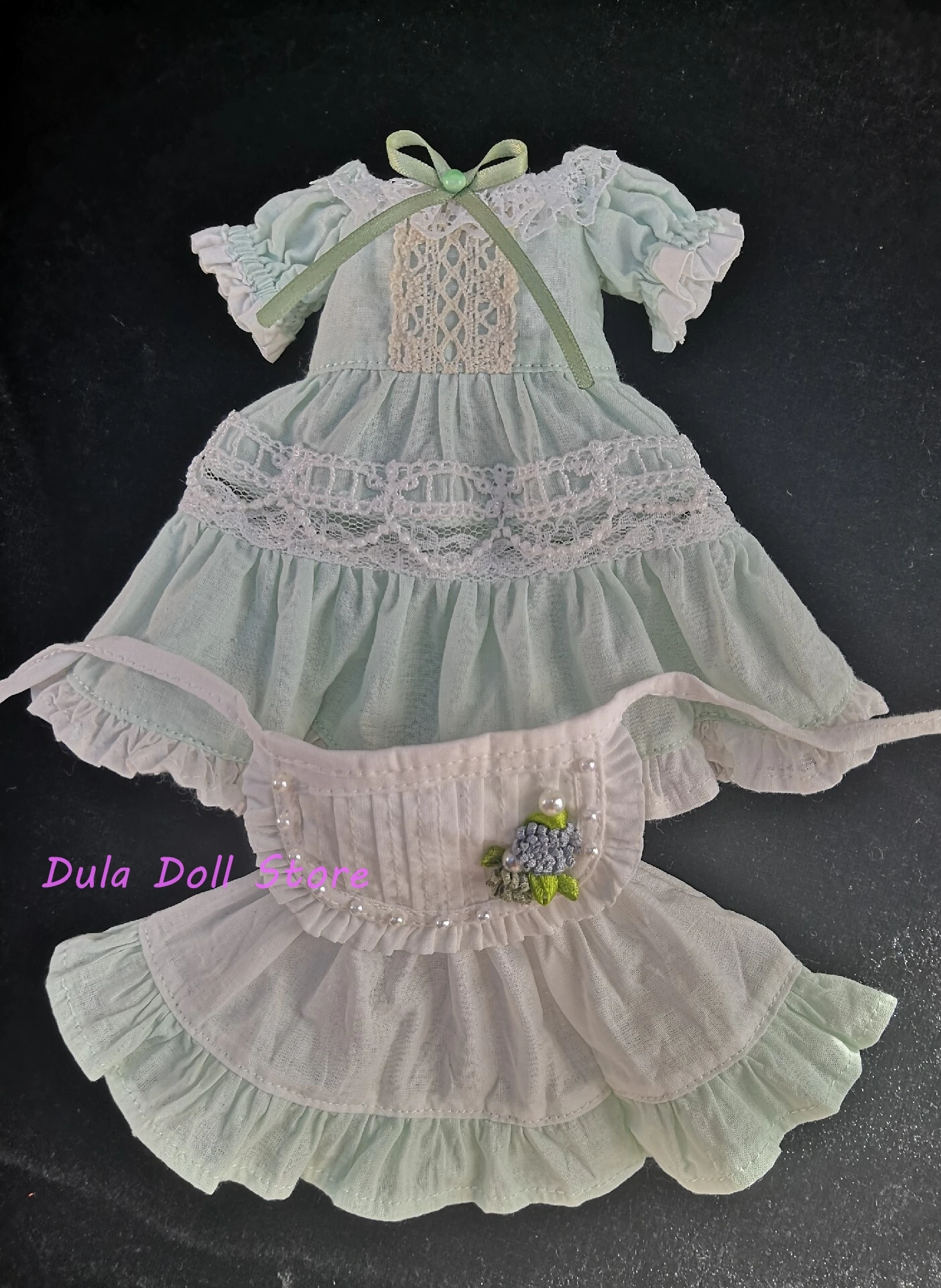 

Одежда для куклы 2026 Dula: платье на одно плечо, светло-зеленая юбка для кукол Azone, Licca, ICY, JerryB, gl4, 1/6, 6 точек, аксессуары для кукол