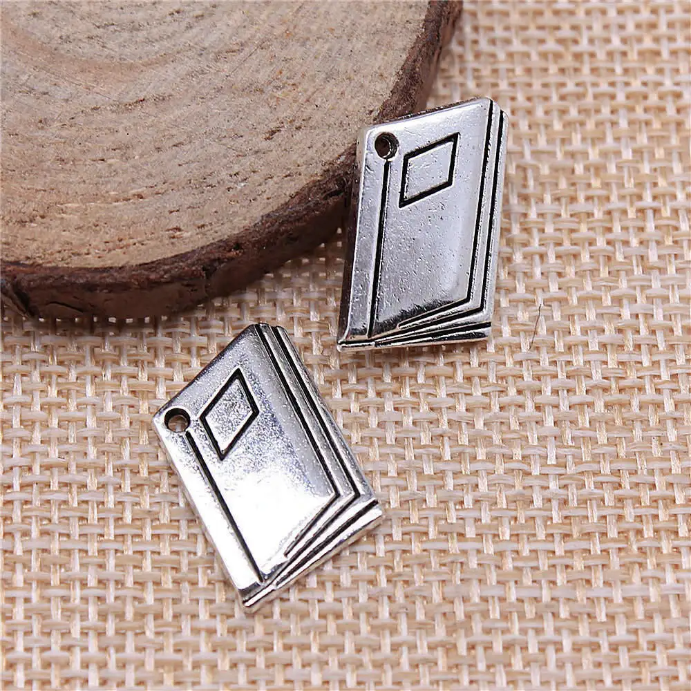 Women Accessories Textbook Charms For Jewelry Making 19x23mm 10pcs