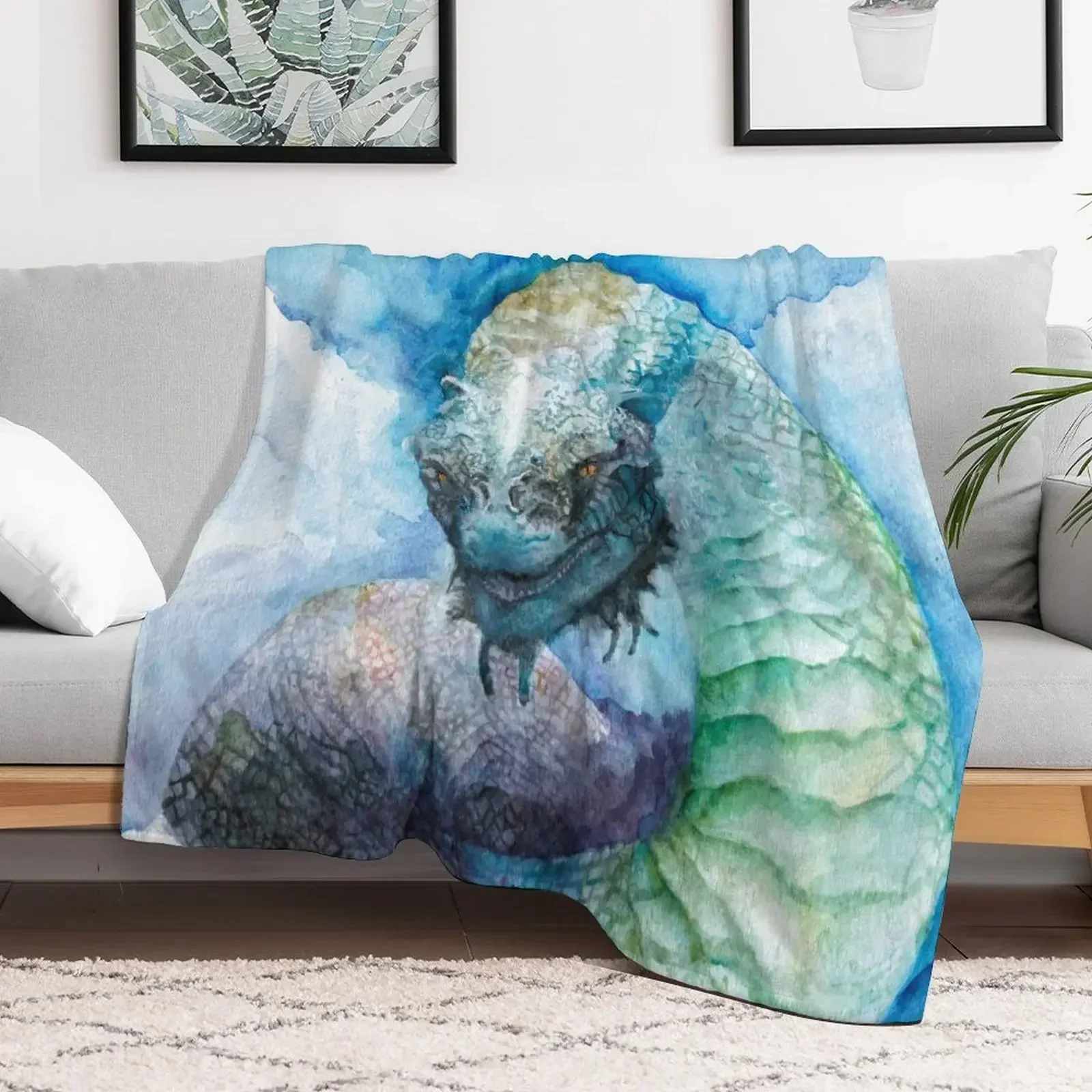 

Jrmungandr: The World Serpent Throw Blanket Decorative Throw Summer Sleeping Bag Shaggy Blankets