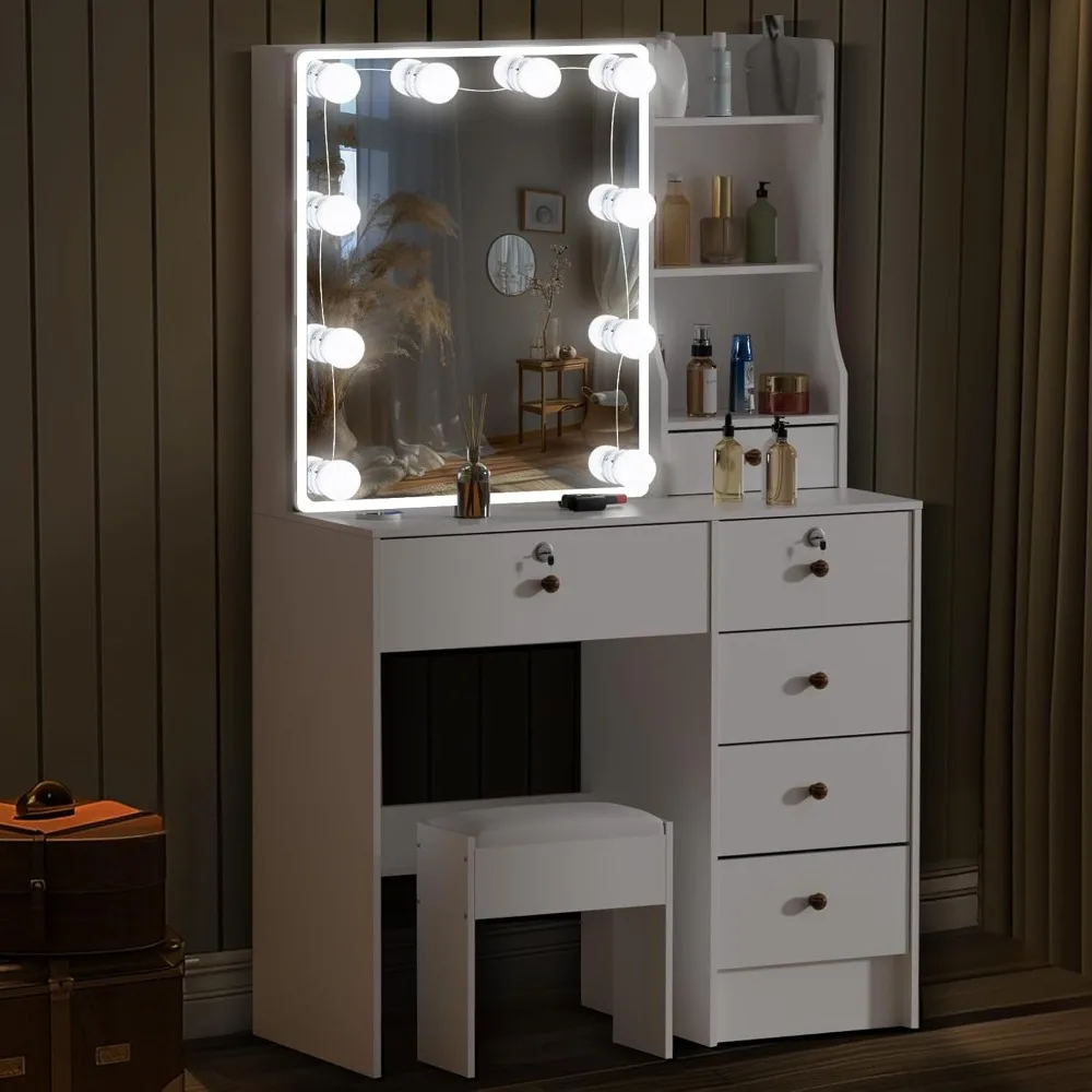 Набор обеденных столов с прямоугольной стеклянной столешницей на 4 человек с белыми кожаными стульями, кухонный обеденный набор 51, идеально подходит для современных столовых