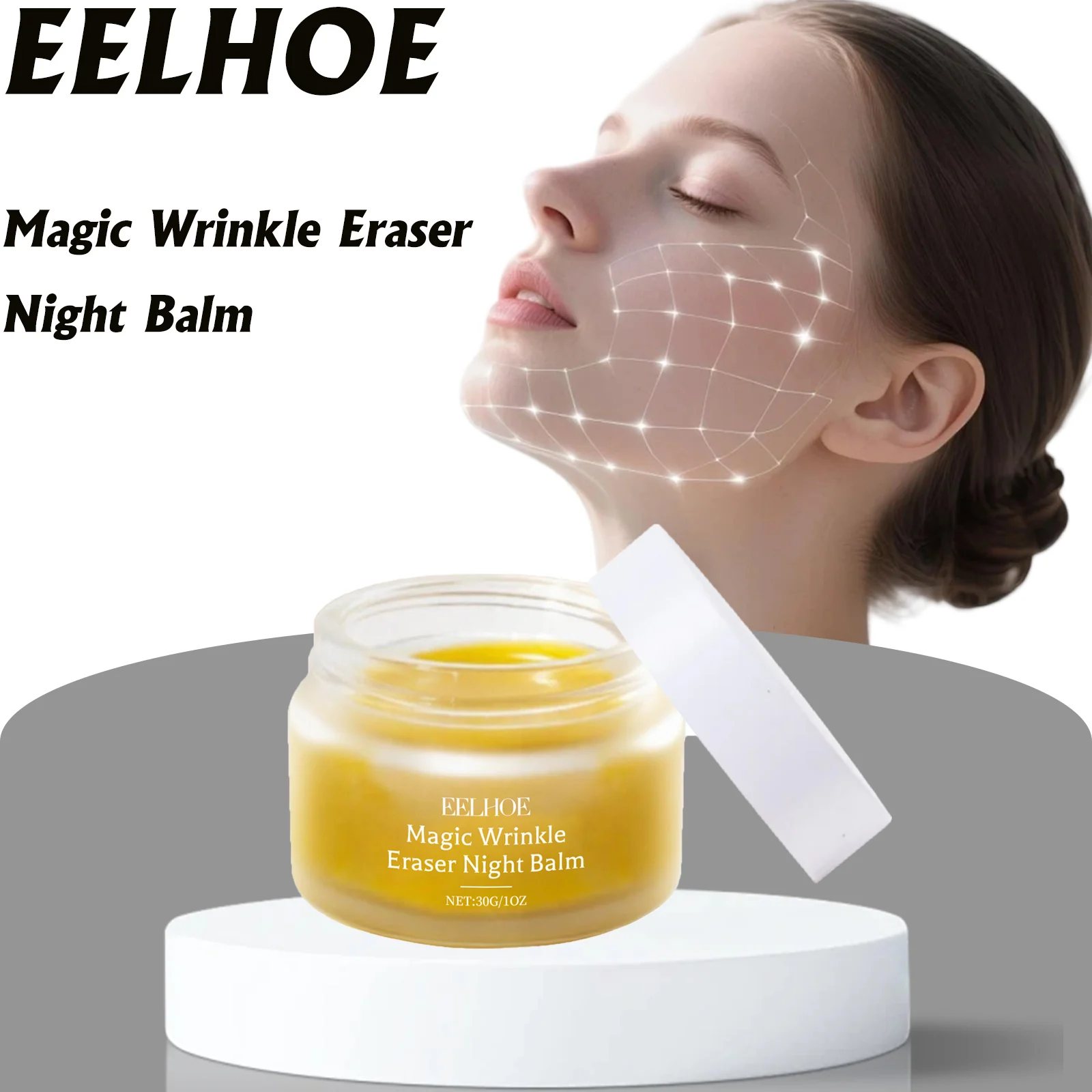 

Collagen Smooth Wrinkle Face Cream Deeply Moisturizing Brightening Skin Tone Diminish Fine Lines Lifting Firming Cream Skin Care