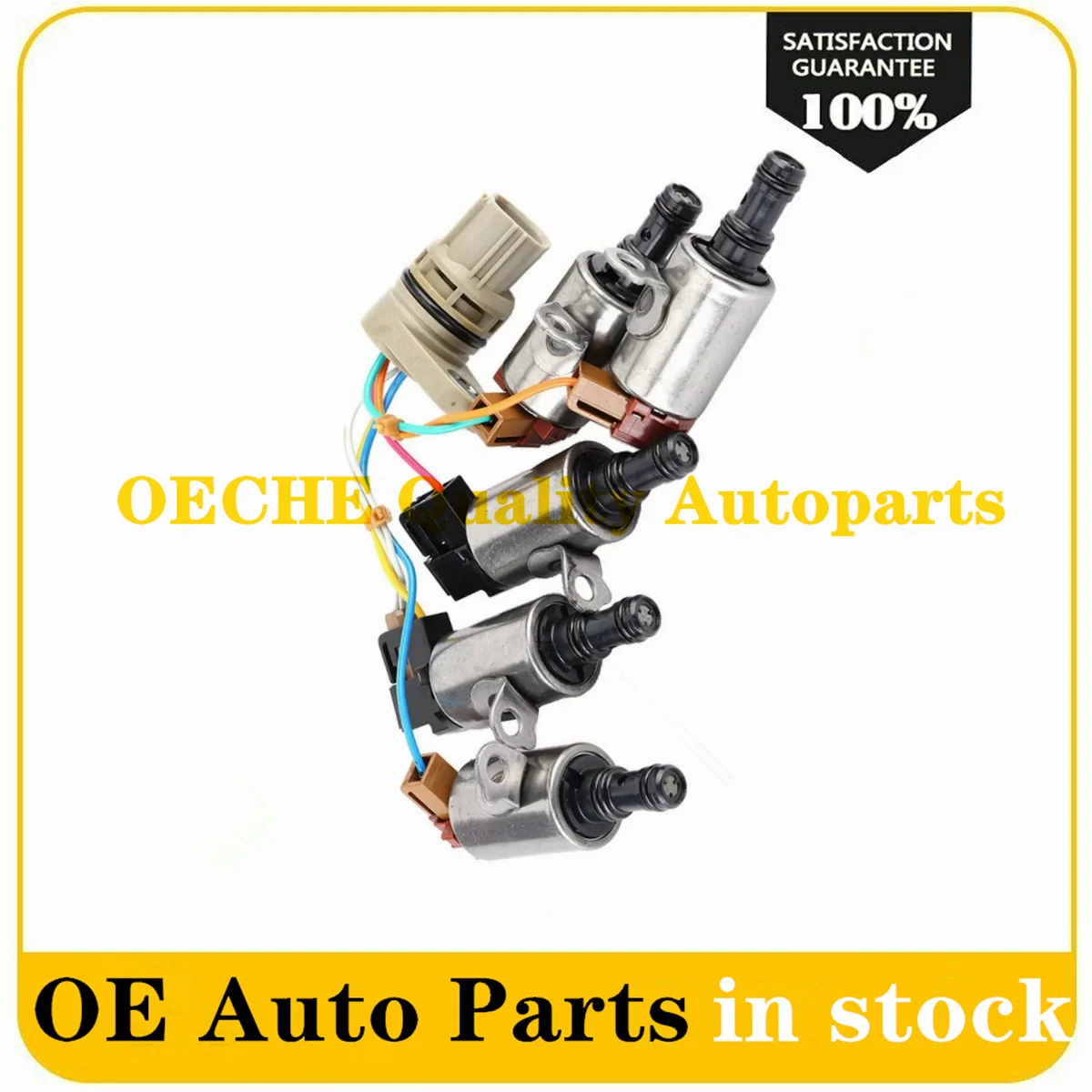 Car Transmission Shift Solenoid w/ Harness for Honda Accord CR-V RSX Auto Gearbox Part 28360-PRP-003 28400-PRP-004 28500-PRP-004