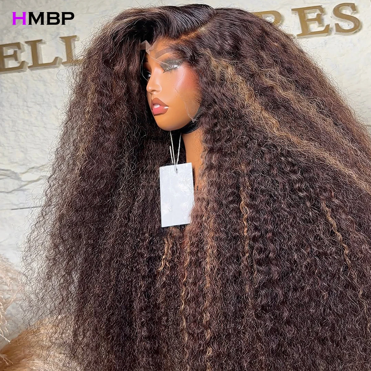 

Highlights 450% Density Glueless Wigs 13x6 HD Transparent Lace Frontal Wig Human Hair Spiral Curl 360 Full Lace Wigs Human Hair