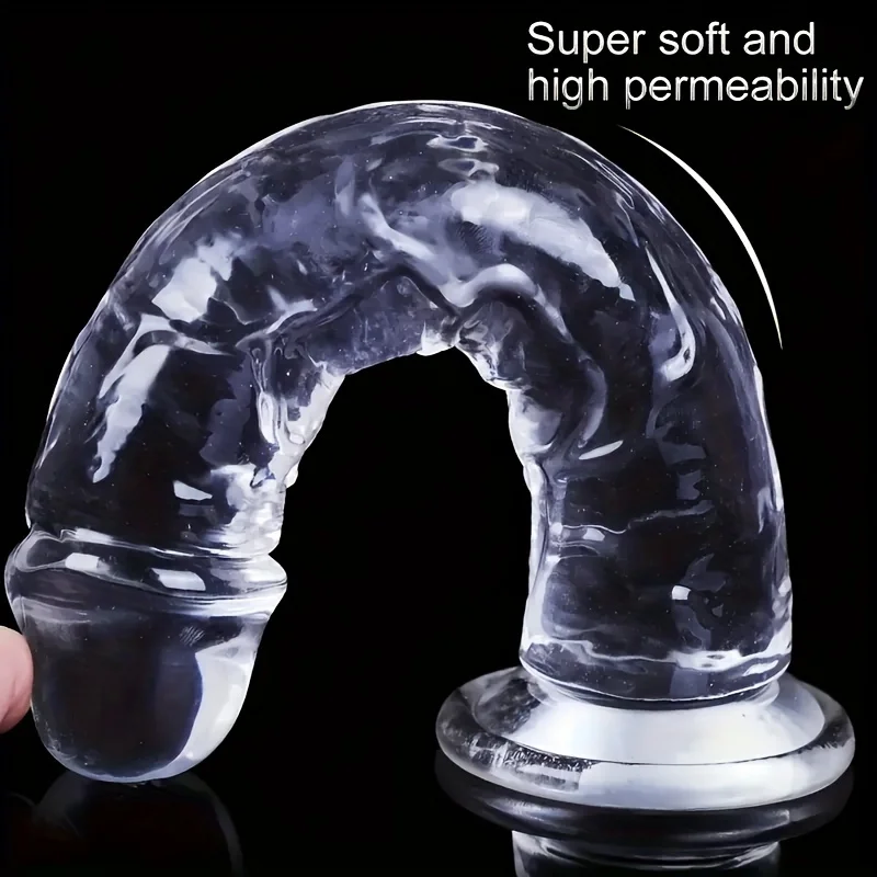 Adult Supplies Sex Toy Realistic Dildos Lifelike Flexible Dildo With Suction Cup For hands-free Play Adult Sex Toys For Men