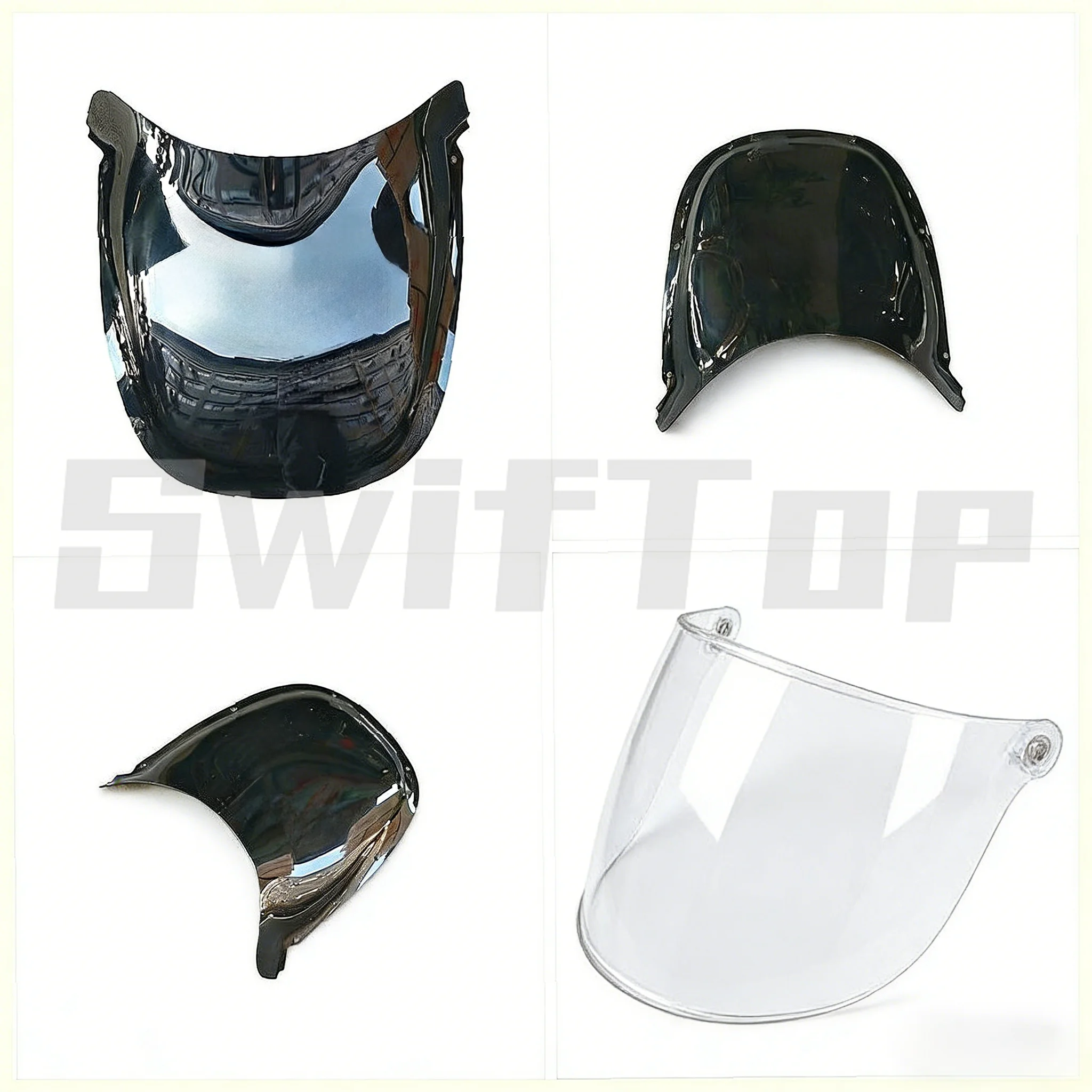 

Motorcycle Windscreen Windshield Fit For 1998 - 2003 DUCATI ST2 Black ST4 1999 - 2003 ST4S 2000 2001 2002