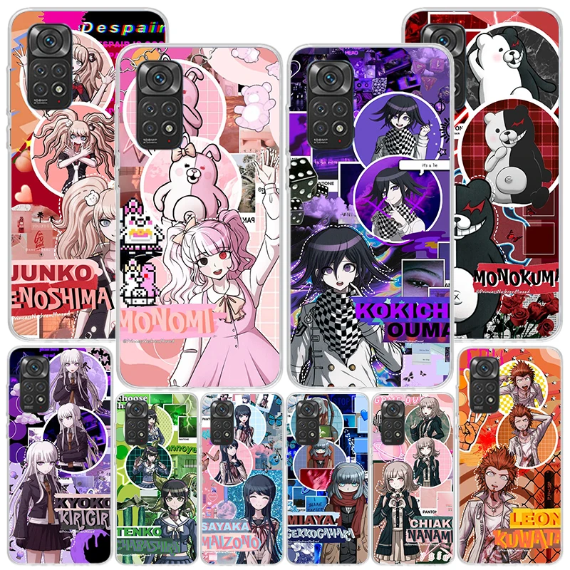 Danganronpa Trigger Happy Havoc Phone Case For Xiaomi Redmi Note 13 12S 12 11 11S 11E 10 Pro Plus 10S 11T 9 9S 8 8T 7 5G Persona