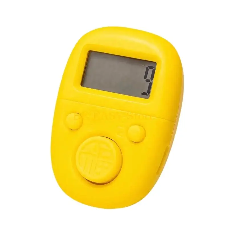 E28F Finger-Worn Digital Counter with Single-Button Counting, Number Display, 7 Channels Records and Rechargeable Battery