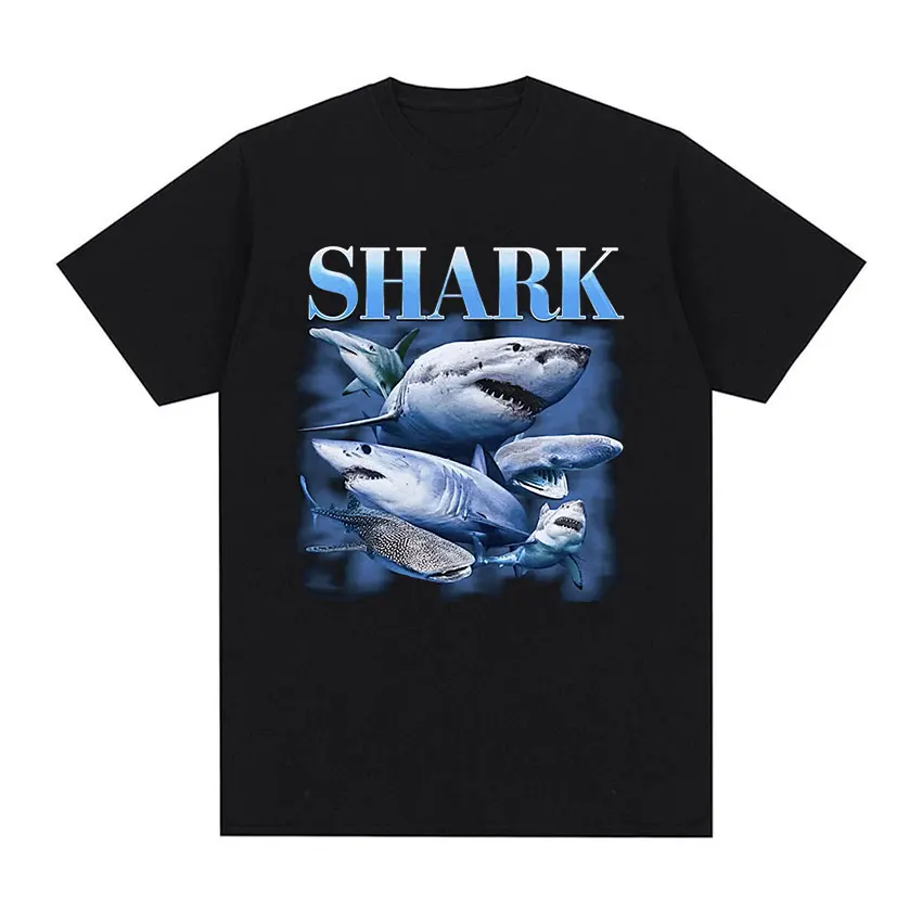 Funny Fish Diagram Meme Graphic T Shirt Men Women Retro High Quality Fashion T-shirts Tops Casual 100% Cotton Oversized T-shirt image 6
