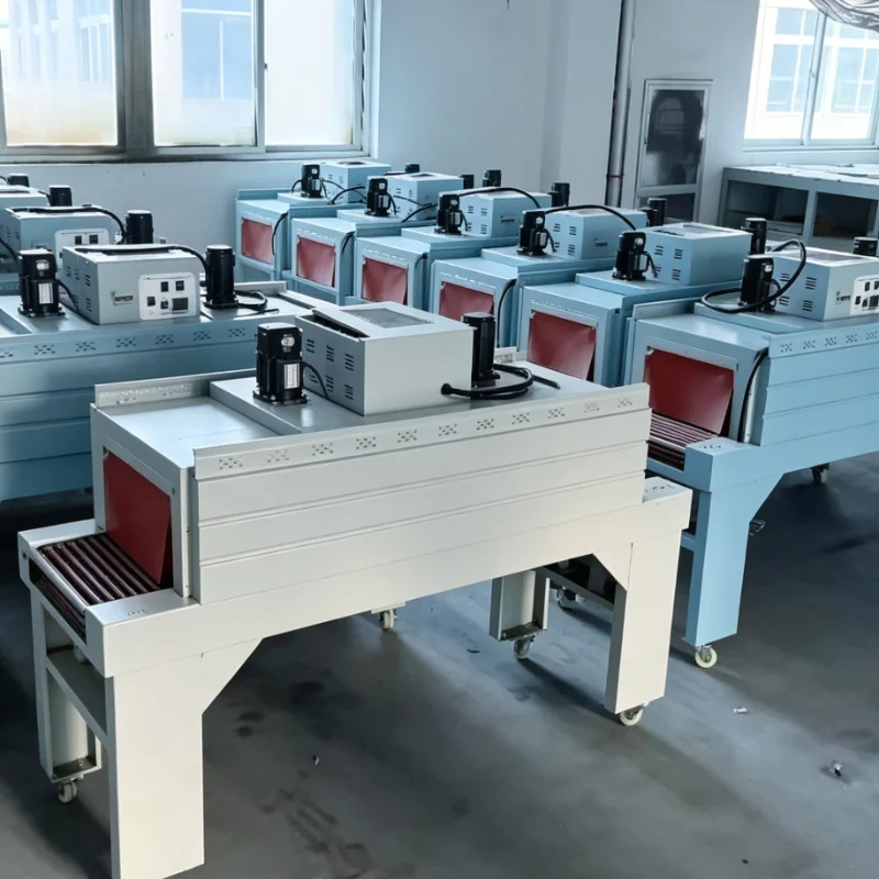 Customized Heat Shrink Tunnel Wrapper Machine L Bar Sealer Conveyor System POF Film Industrial Packaging Heavy Duty Equipment