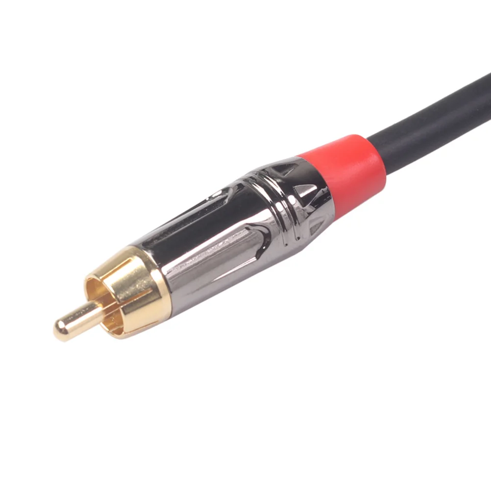 

0.3m 3.5mm Female to 2 Male Audio Adapter Cable for Smartphone Computer Audio Player Durable Flexible Gold Plated