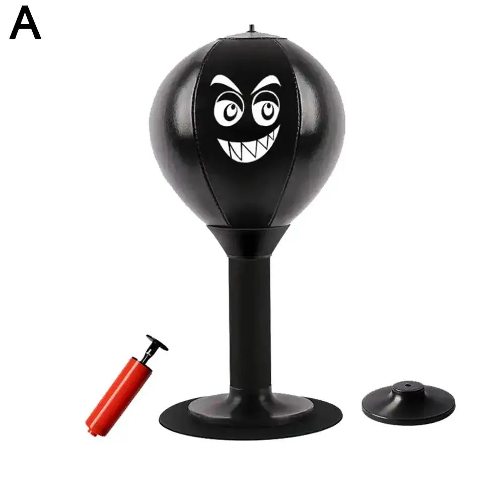Stressabbau Boxsack Spielzeug mit Saugnapf Stress Buster Schreibtisch Boxen Punch Ball reduzieren Spannung Spielzeug für Kinder – Detail 2