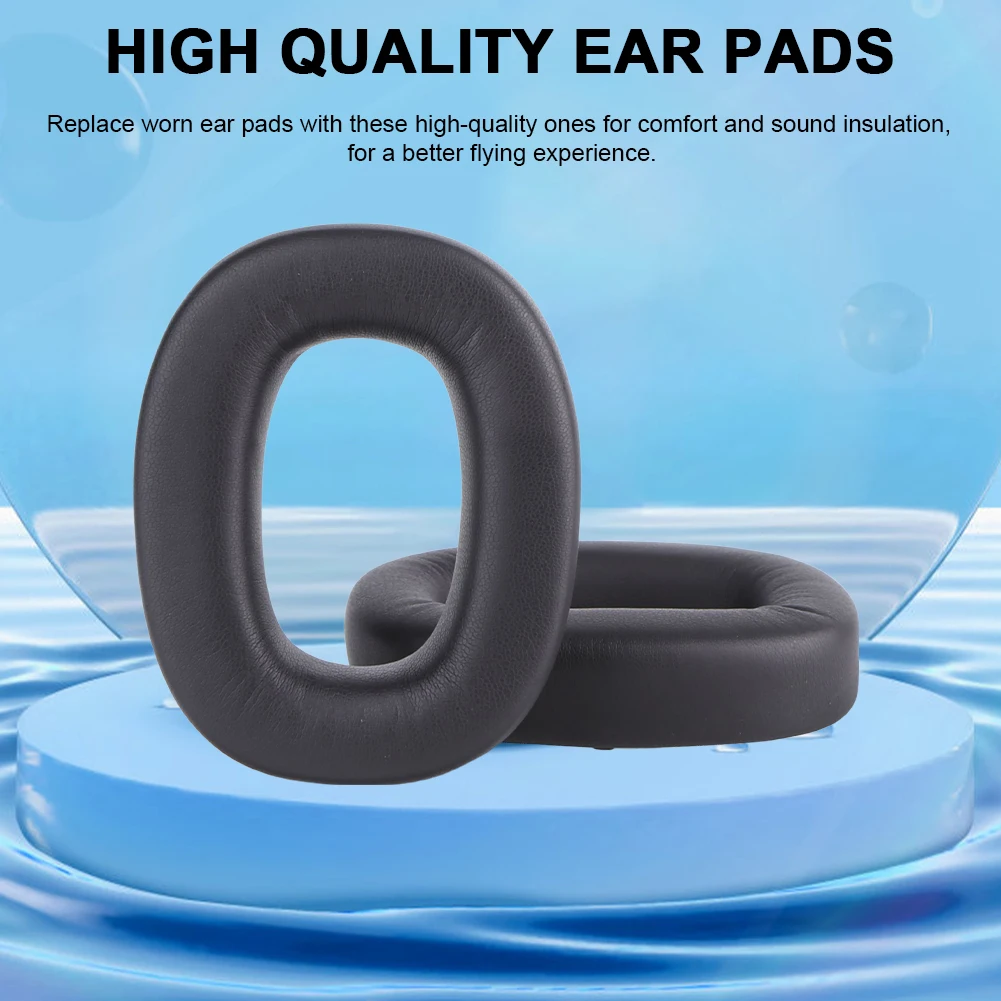 Vervangende oorkussens Geluidsisolatie Memory Foam Headset Oorkussens Eiwitleer voor Bowers & Wilkins PX8/PX7 S2 Headset