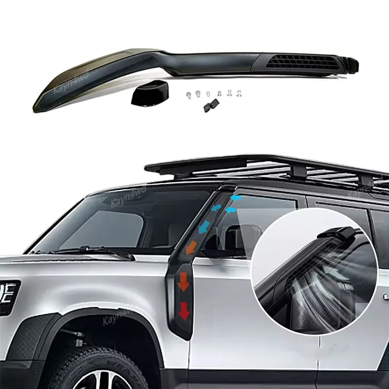 

Off Road 4x4 Car Accessories Air Ram Intake Snorkel Kit For 2020+ Land Rover Defender 130 110 90 Auto Parts Wading Breath Tube