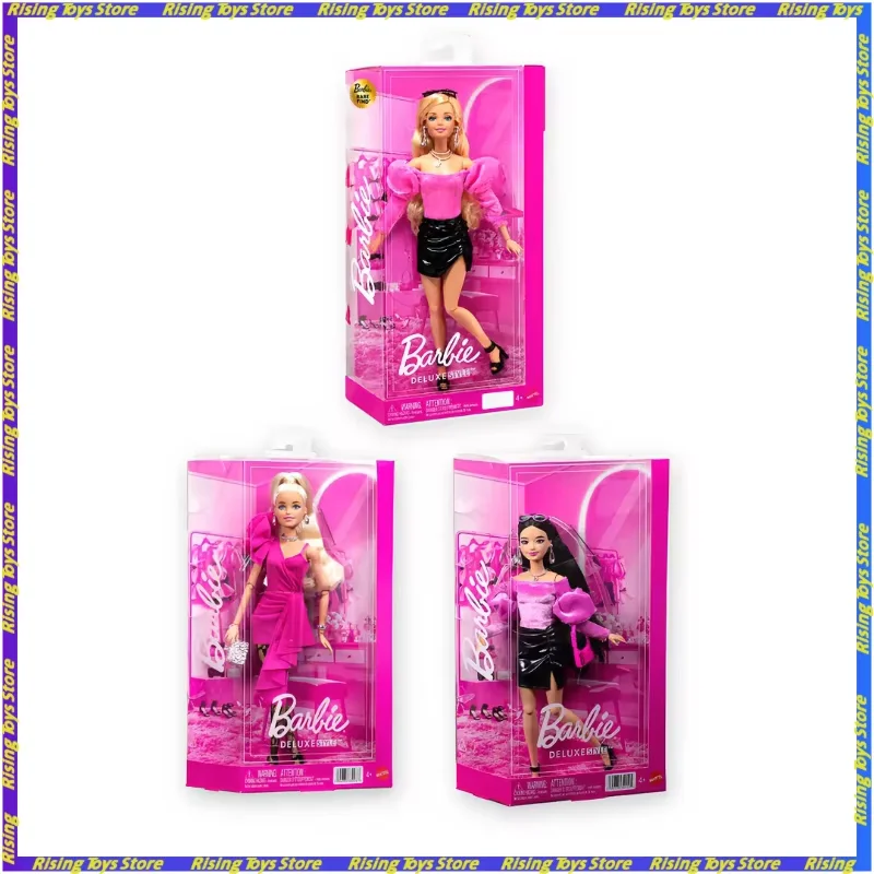 

2026 New Luxury Fashion Doll Black Pink Sparkling Lace Dress Sparkling Accessories Collectible Perfect Birthday Gift Friend