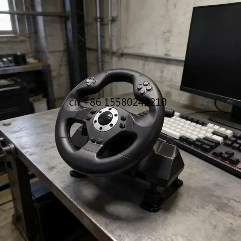 Professional Racing Direct Drive Wheel Base Adjustable Steering Wheel and Pedals Set for Gamer
