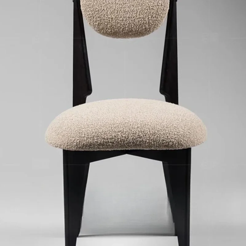 

Medieval style solid wood old dining chair designer ash wood book chair homestay coffee chair