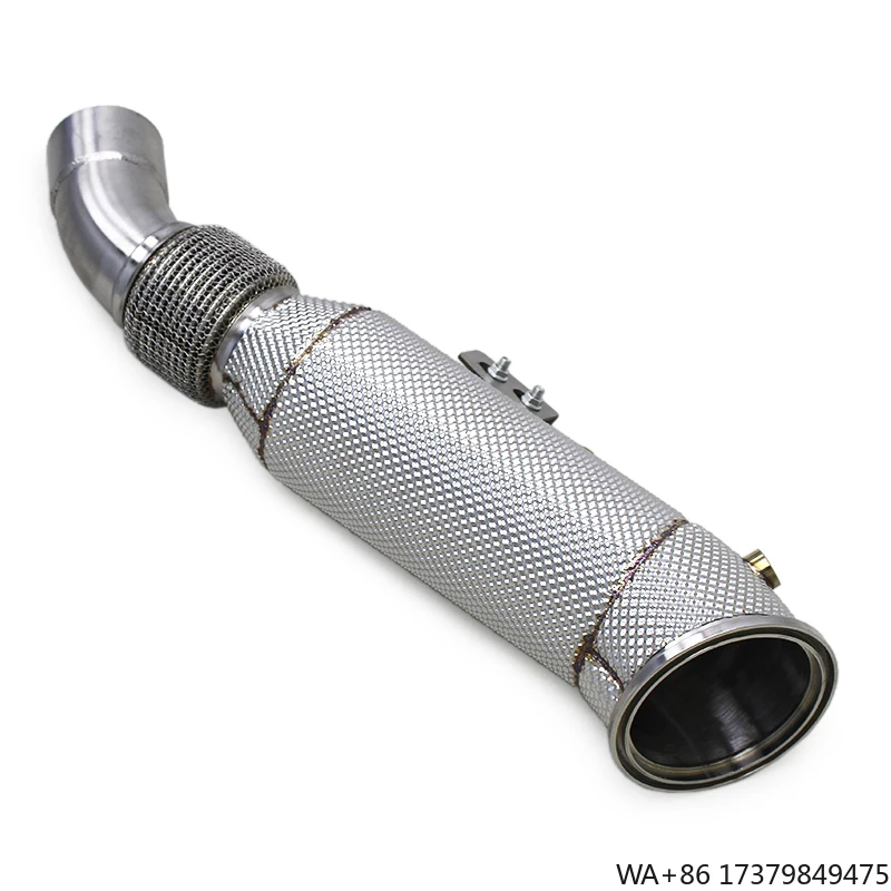 

Auto Heat Shield Free Flow Downpipe for BMW M240i M340i M440i 540i G20 G22 B58 3.0T 2017-2019 Stainless Steel Down Pipe