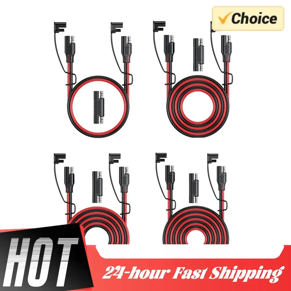 

Battery Charging Cable SAE To SAE 12V-36V Quick Disconnect Extension Cable Car Extension Cable Solar Vehicle Battery Power Cable