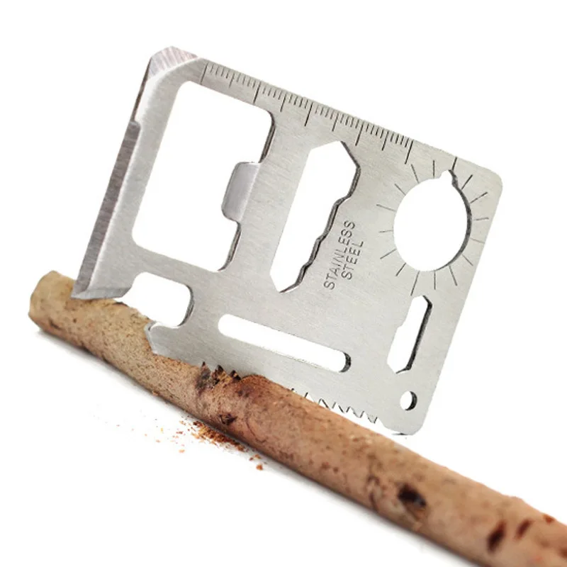 200pcs Multi Function Tool Card Army Knife Card Survival Outdoor Life Saving Card Knife Bottle Opener Hw19017