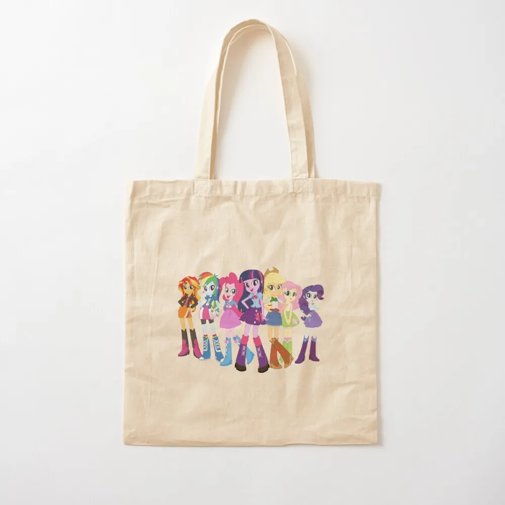 Squad of Friendship (Princess Twilight ver.) Tote Bag tote bag university shopper bags for women Canvas Tote Bag