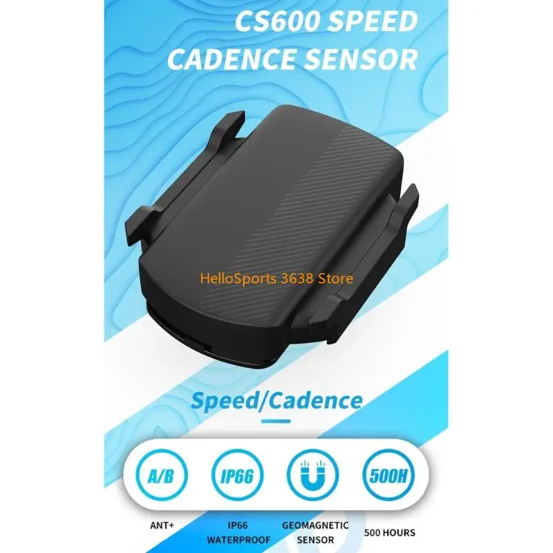 أجهزة استشعار إيقاعات سرعة الدراجة اللاسلكية أجهزة تعقب ركوب الدراجات لأجهزة الكمبيوتر التدريبية A52F #4