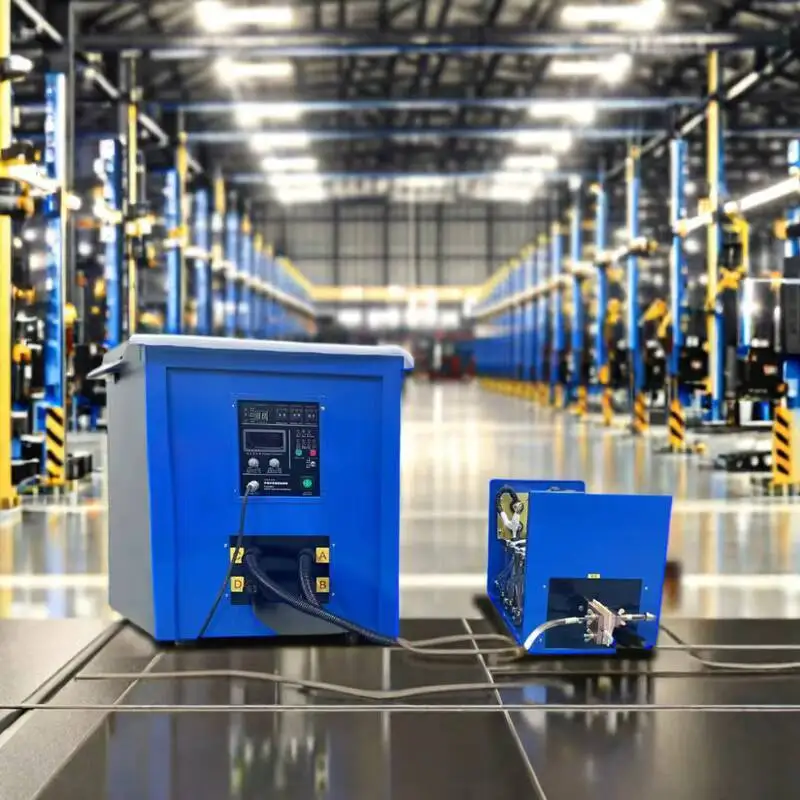 

High Frequency 60KW Steel Rebar Annealing Brazing Induction Heating Hine For Shaft Hardening