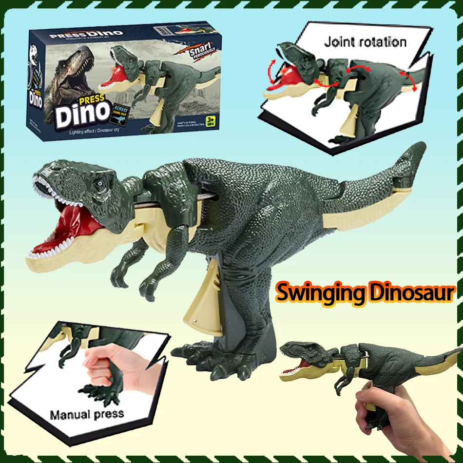 

Children's Dinosaur Toy with Telescopic Spring Swing Creative Decompression Swing Gift for Kids Wholesale Inventory