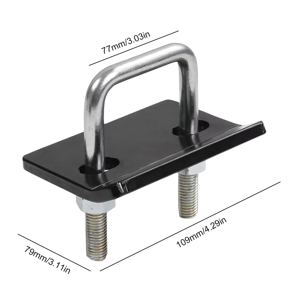 2 Inch Trailer Lock Down Hitch Heavy Duty Tightener Stabilizer Trailer Damper U-Bolt Hitch Tightener Trailer Couplings Parts