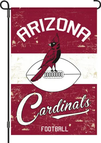 Vintage Arizona Cardinals garden flag 12