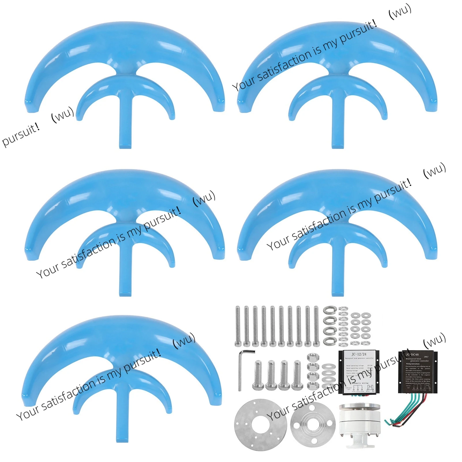 

1200W Wind Turbine Kit Double Layer 5, suitable for charging industrial accessories wind turbines