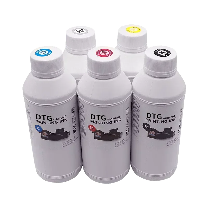 1000ML DTG Ink Textile InK Garment Ink DX5 DX6 DX7 TX800 5113 4720 I3200 Printhead For Epson L800 1390 R1900 R2000 F2000 F2100