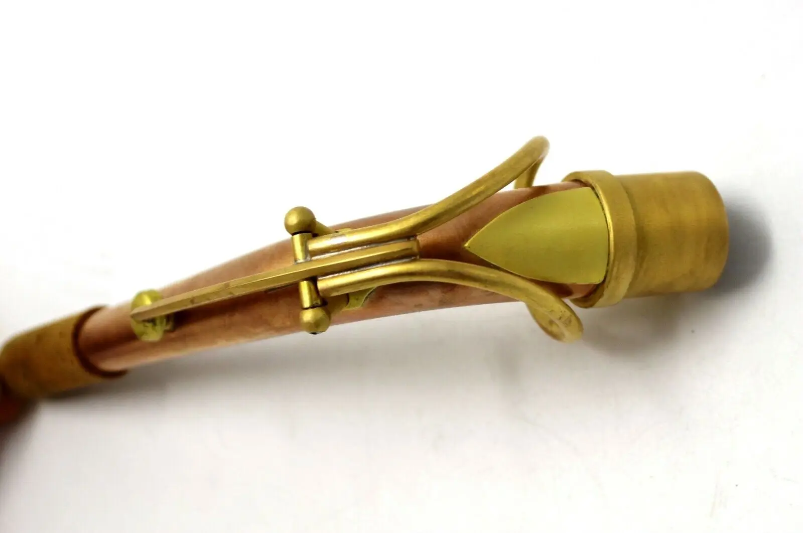 رقبة ساكسفون نحاسي للموسيقى الشرقية ، رقبة سبا ، صوفي ، غير ورنيش